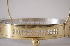 Centrotavola Jugendstil con vetro originale