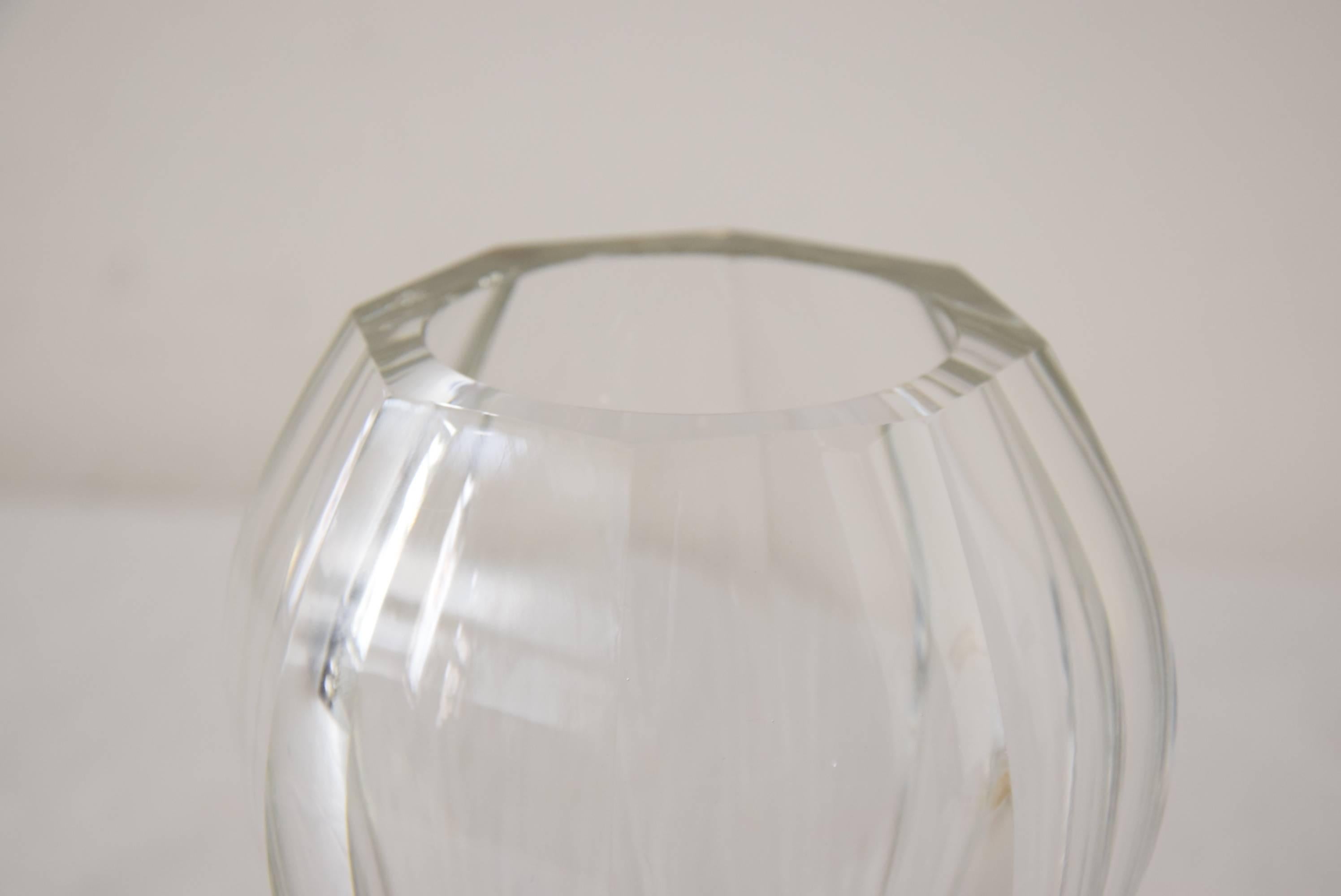 Art Déco Vaso di Ludwig Moser in vendita