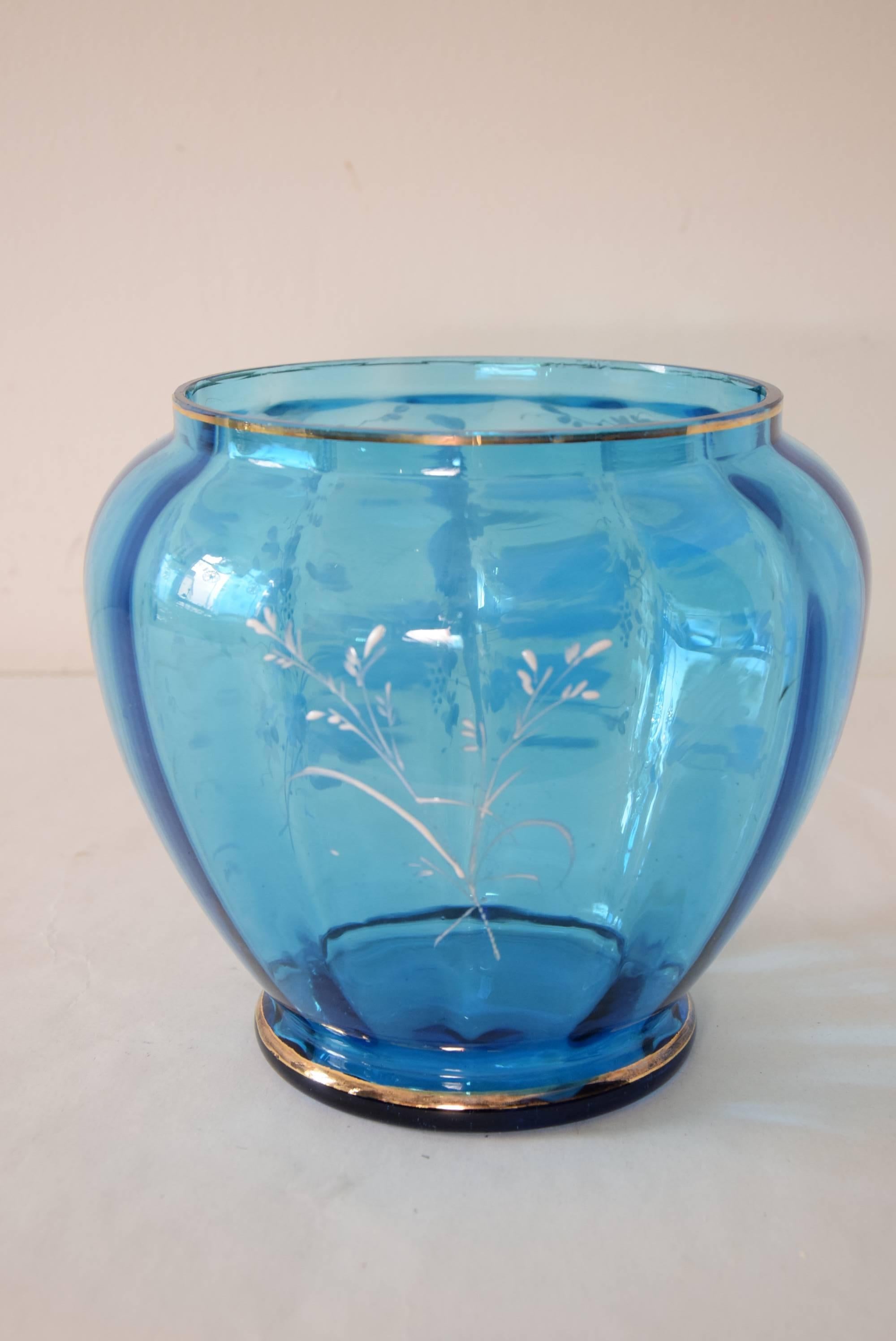 Art Deco Decorative Glass Vase, circa 1920s For Sale
