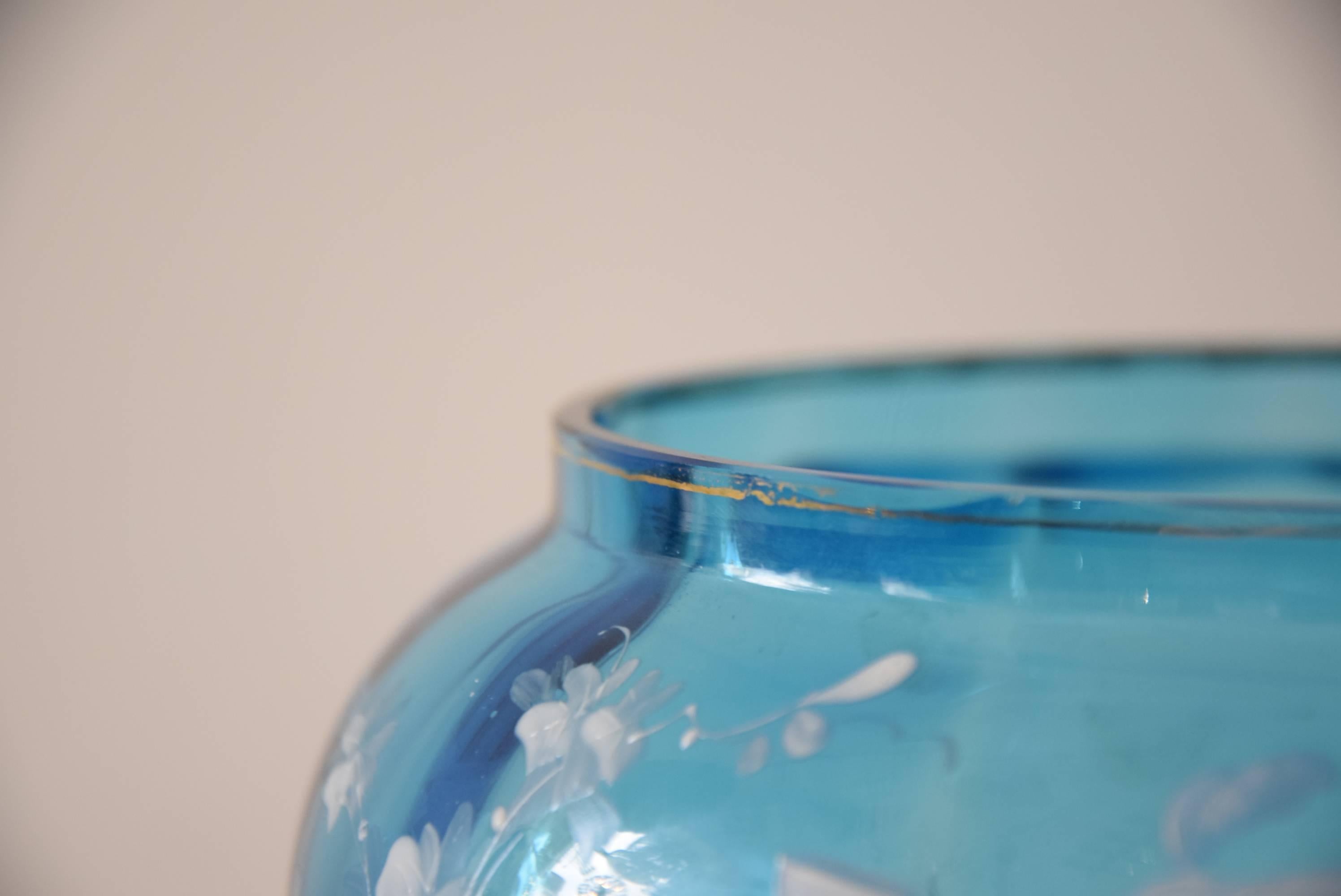 Art déco Vase en verre décoratif, vers les années 1920 en vente