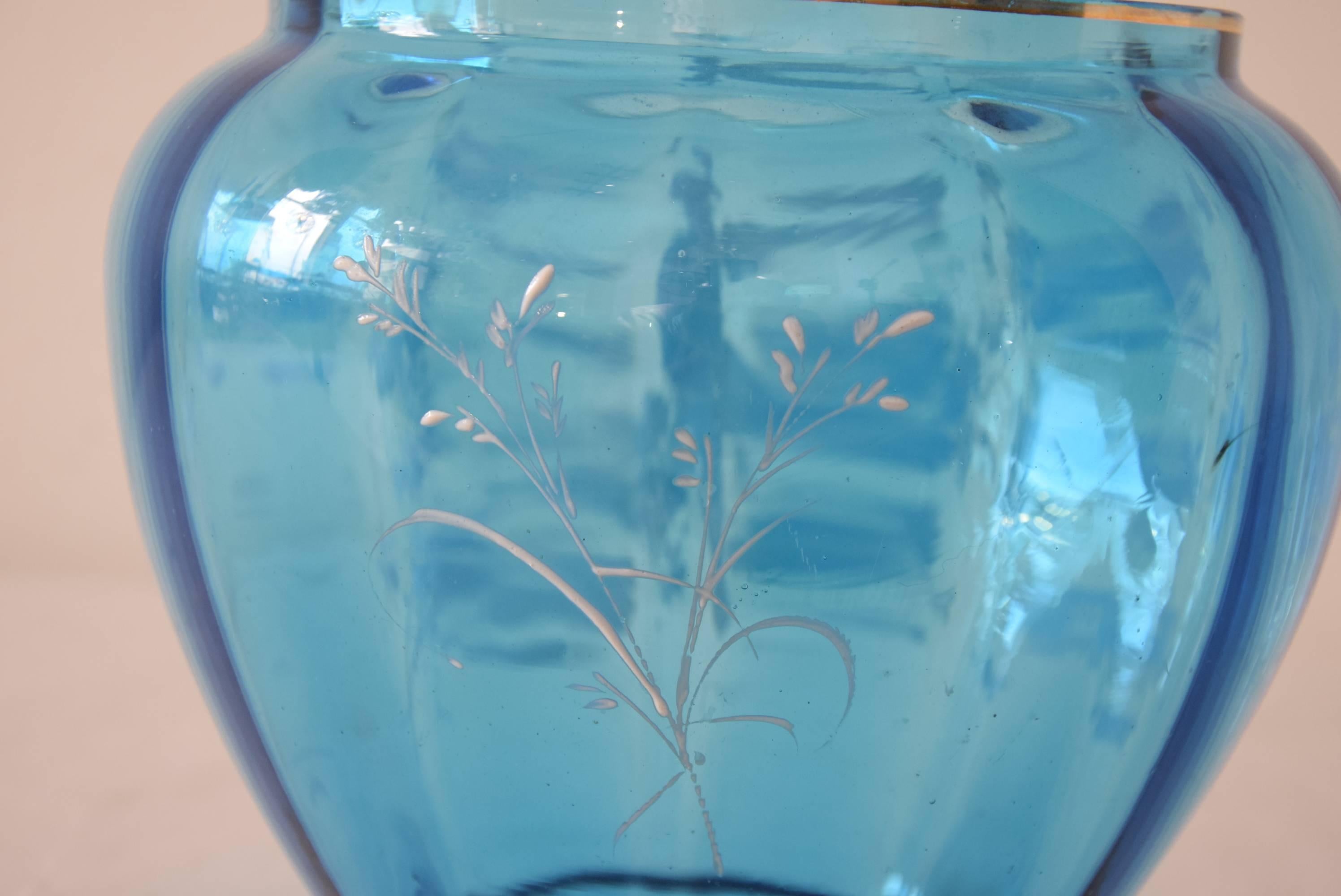 Début du 20ème siècle Vase en verre décoratif, vers les années 1920 en vente
