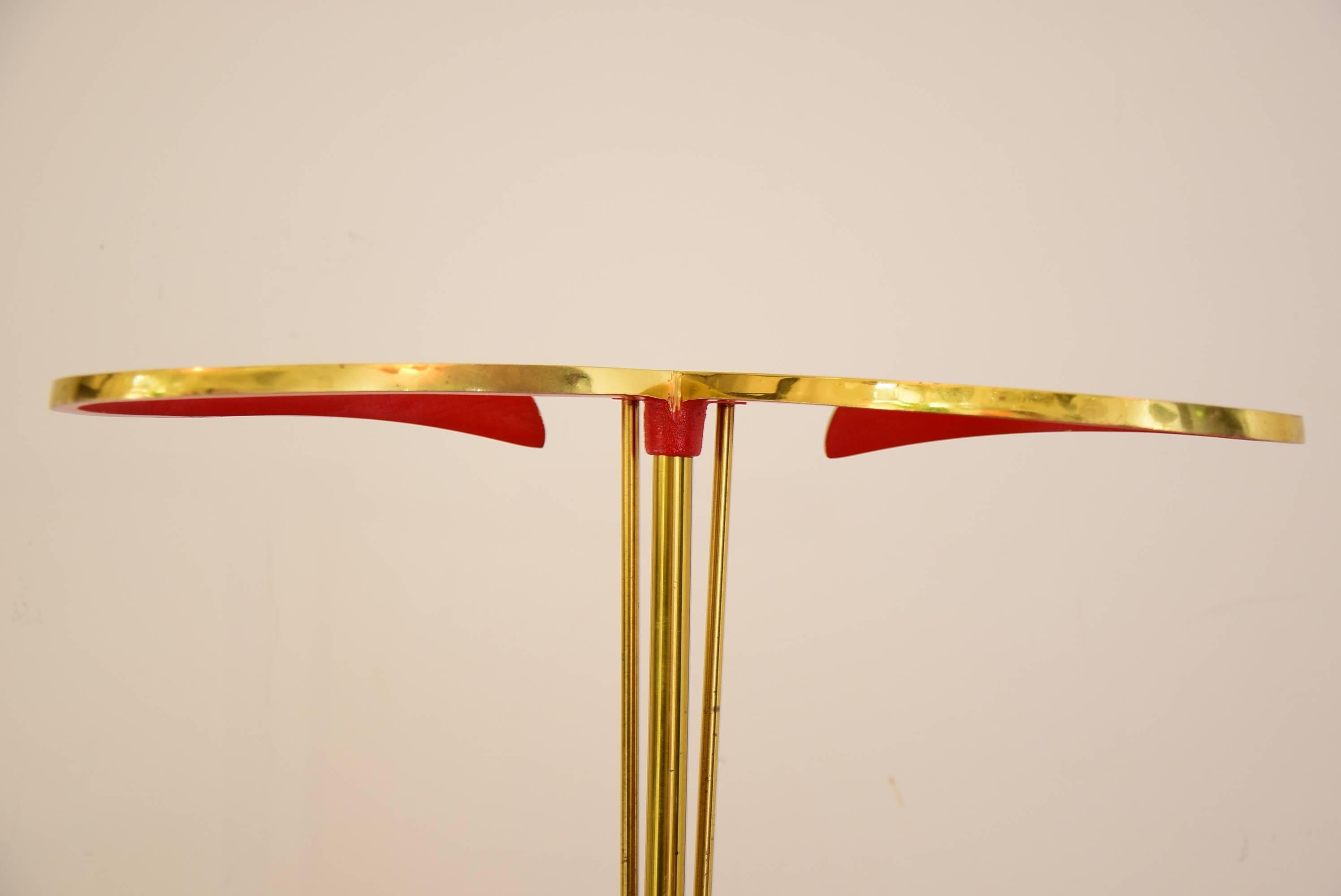 Mid-Century Austrian Umbrella Stand, Red In Excellent Condition In Wien, AT