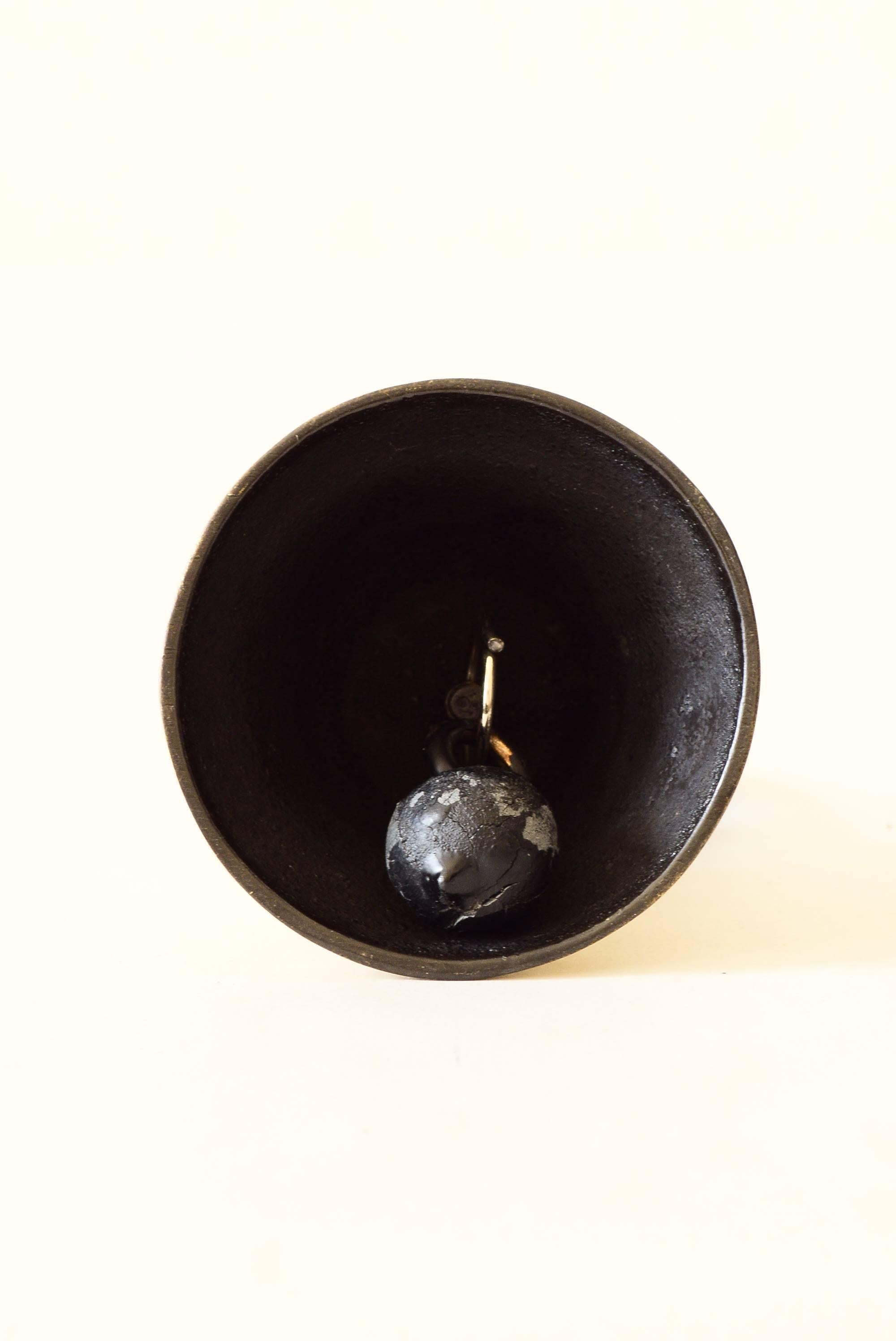 Mid-Century Modern Charming Austrian Dinner Bell, Displaying a Fish by Walter Bosse