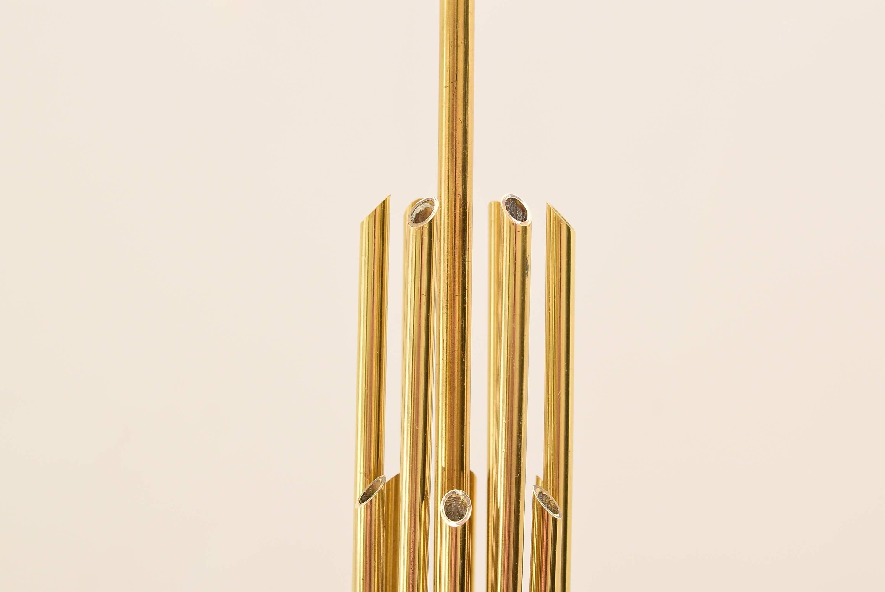 Mid-Century Modern Twelve-Arm Chandelier Attributed to Rupert Nikoll, Austria, circa 1950s