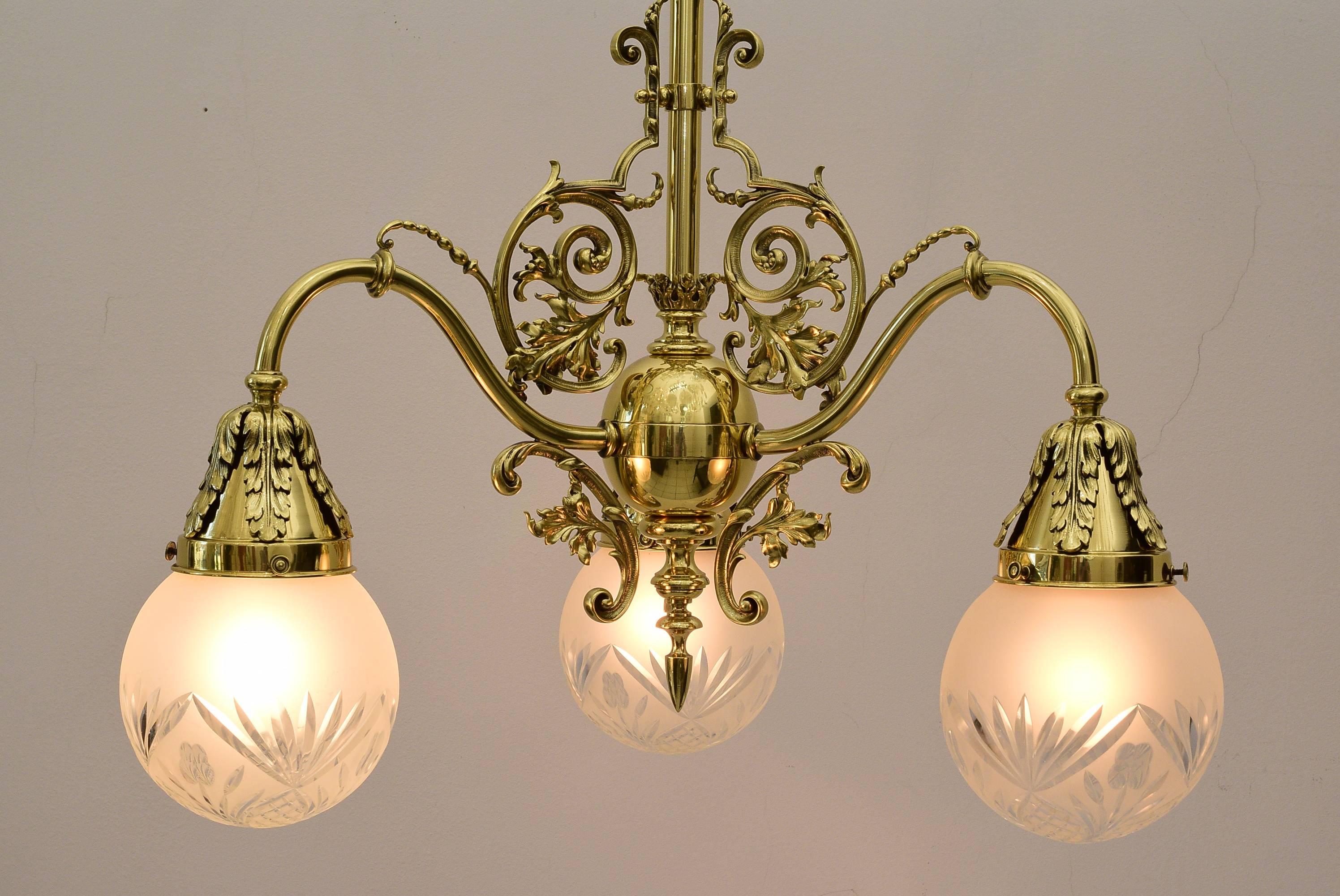 Late 19th Century Historistic Ceiling Lamp 1