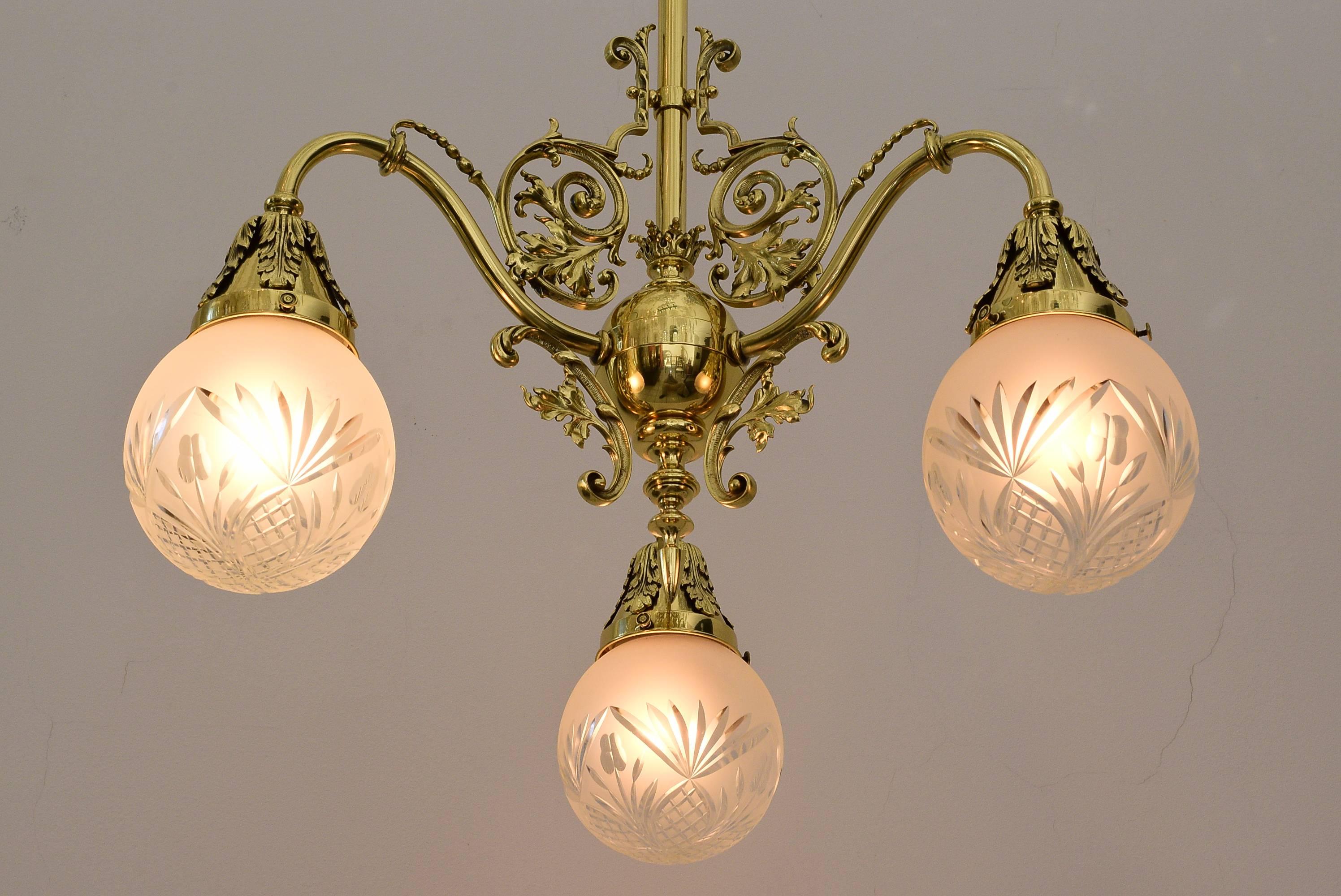 Late 19th Century Historistic Ceiling Lamp 2