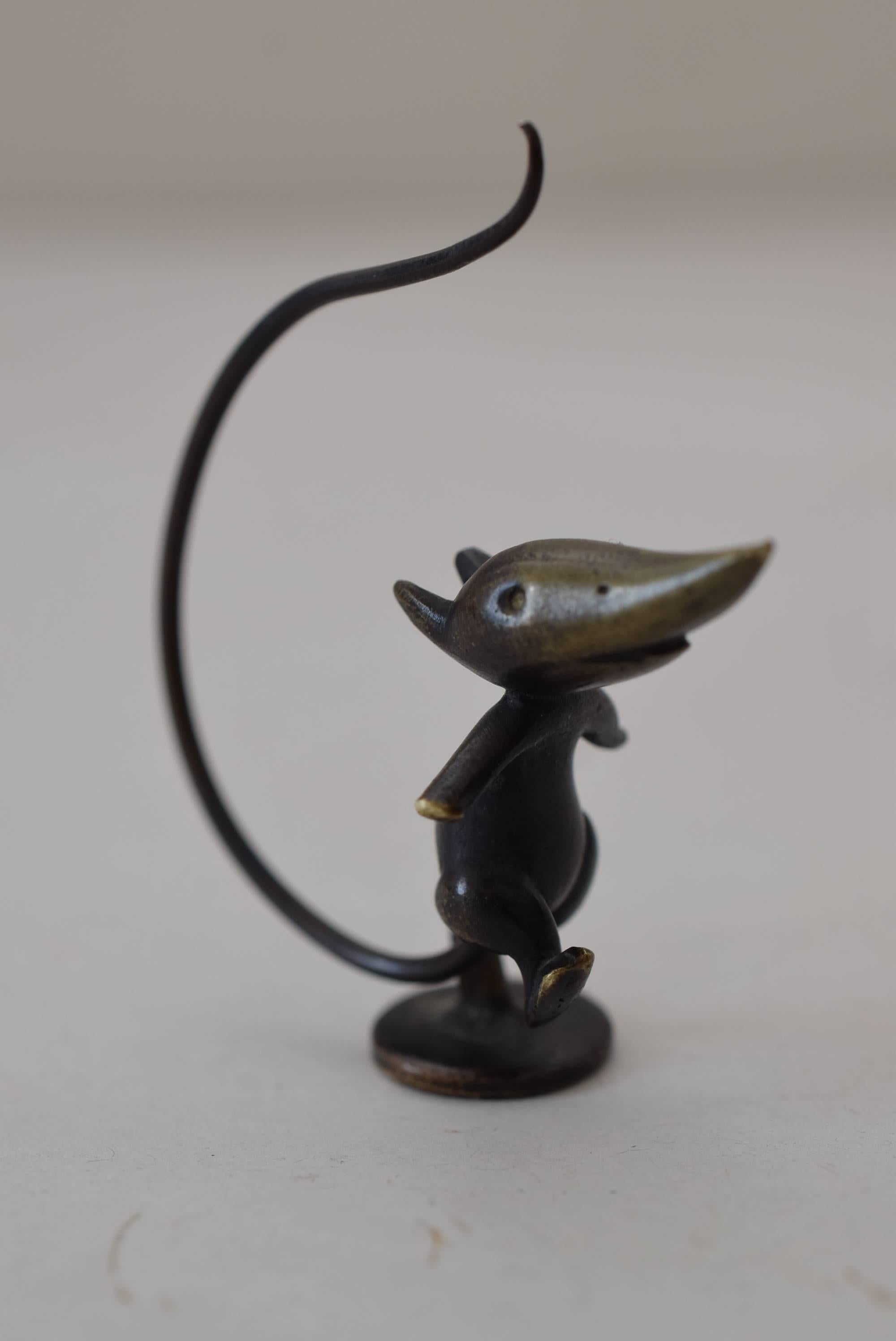 Mouse Figurine by Hagenauer In Excellent Condition In Wien, AT