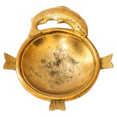 Ashtray with fish motiv vienna around 1950s