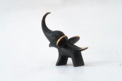Small Herta Baller elephant blackened vienna around 1950s