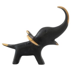 Small Herta Baller elephant blackened vienna around 1950s