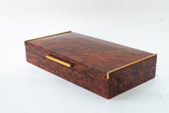Maple cigar box around 1950s
