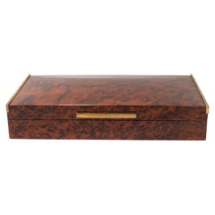 Maple cigar box around 1950s