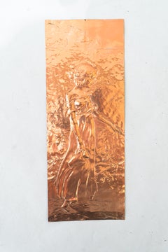 Relieve de cobre de estilo Art Nouveau «El aguador», hacia 1908