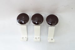 3 Asymetric Wall Hooks by Hertha Baller Austria, 1950s