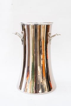 Art-Déco-Alpaka-Champagnerkühler von Berndorf (signiert), um 1920