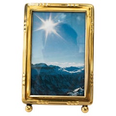 Art Deco brass picture frame around 1920s
