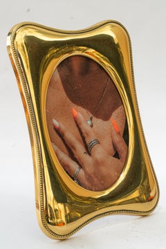 Art Deco brass picture frame vienna around 1920s