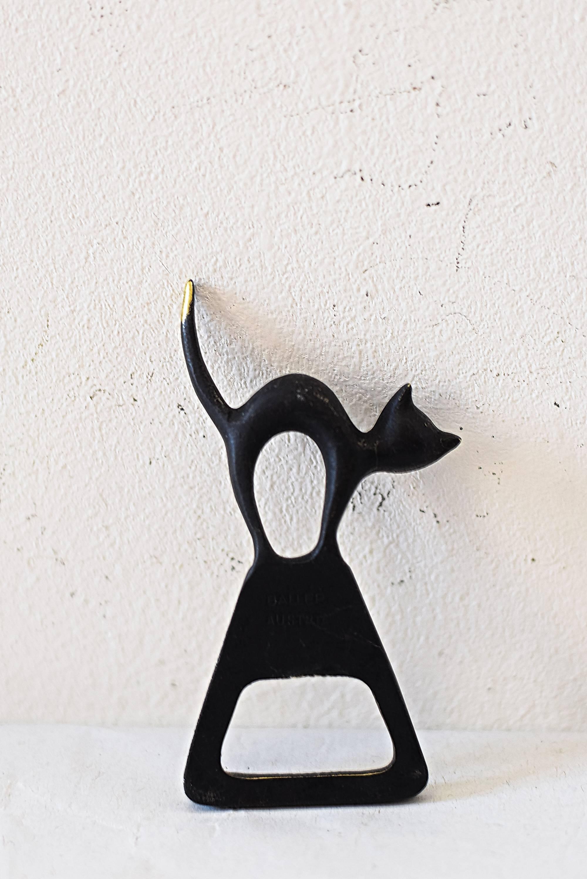 Walter Bosse cat figurine bottle opener, Vienna, 1950s.
Original condition.