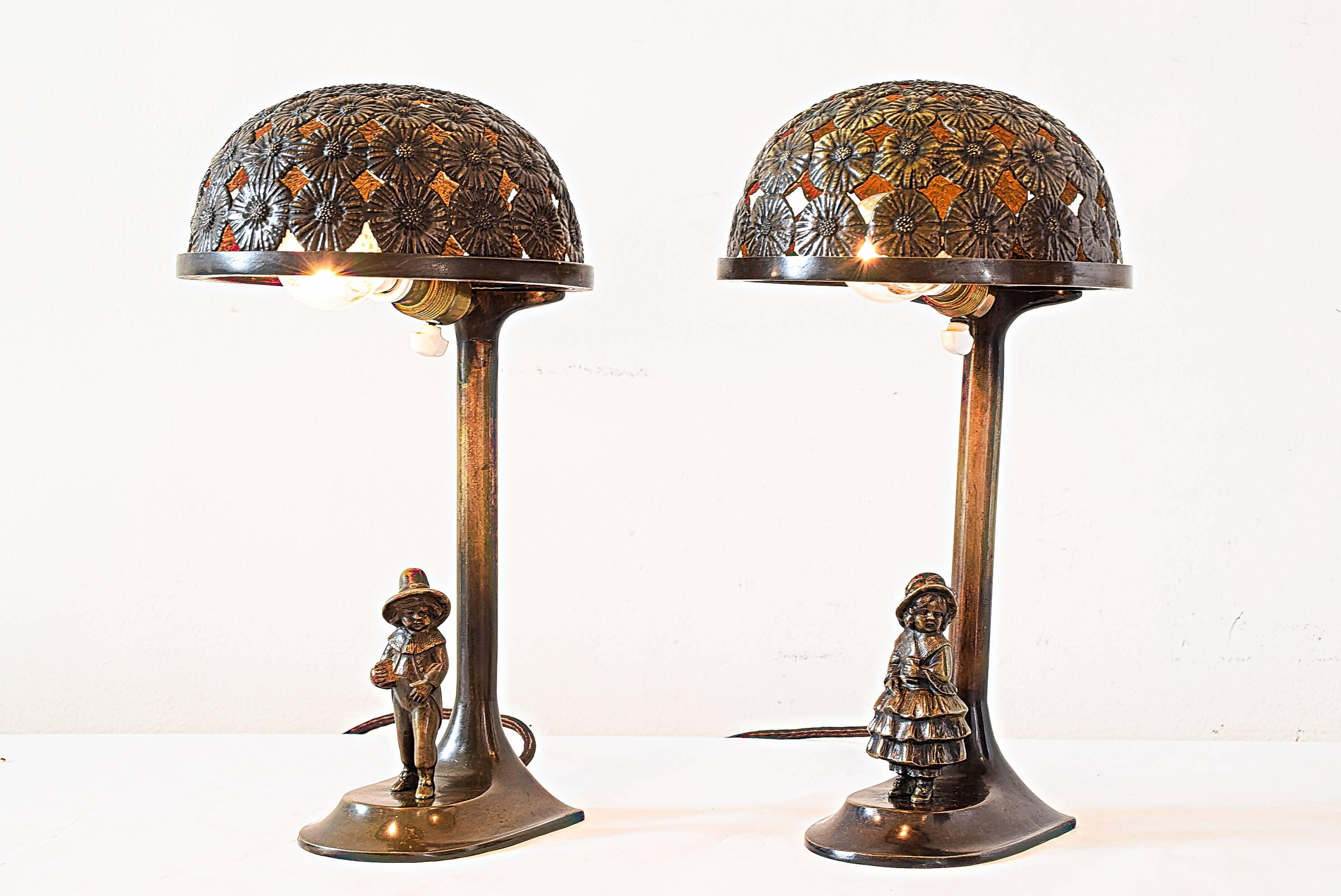 Two Jugendstil Table Lamps 2