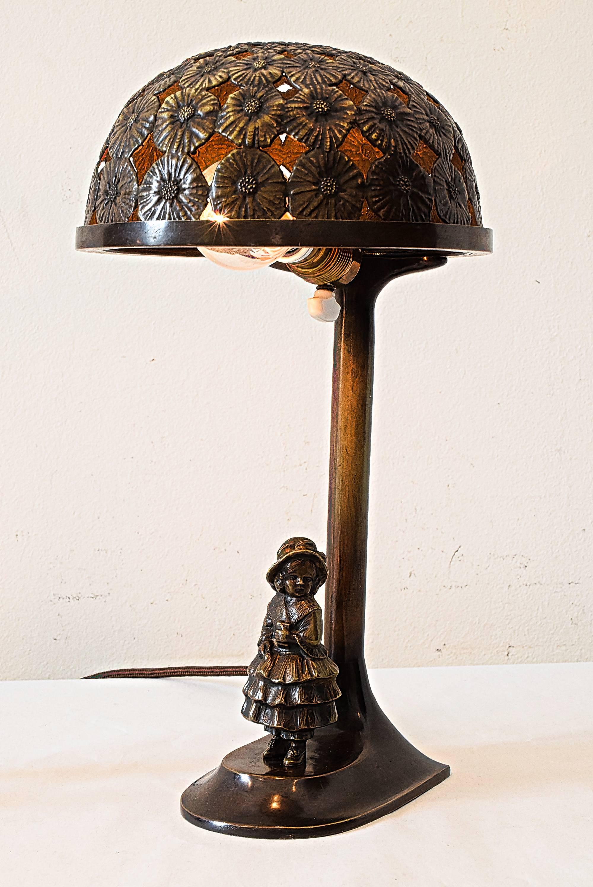 Two Jugendstil Table Lamps 4