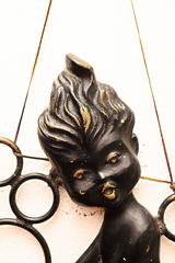Mermaid Wall-Mounted Brass Sculptures by Hertha Baller, Austria, 1950