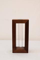 Danish Teak Wood Vase, circa 1960s