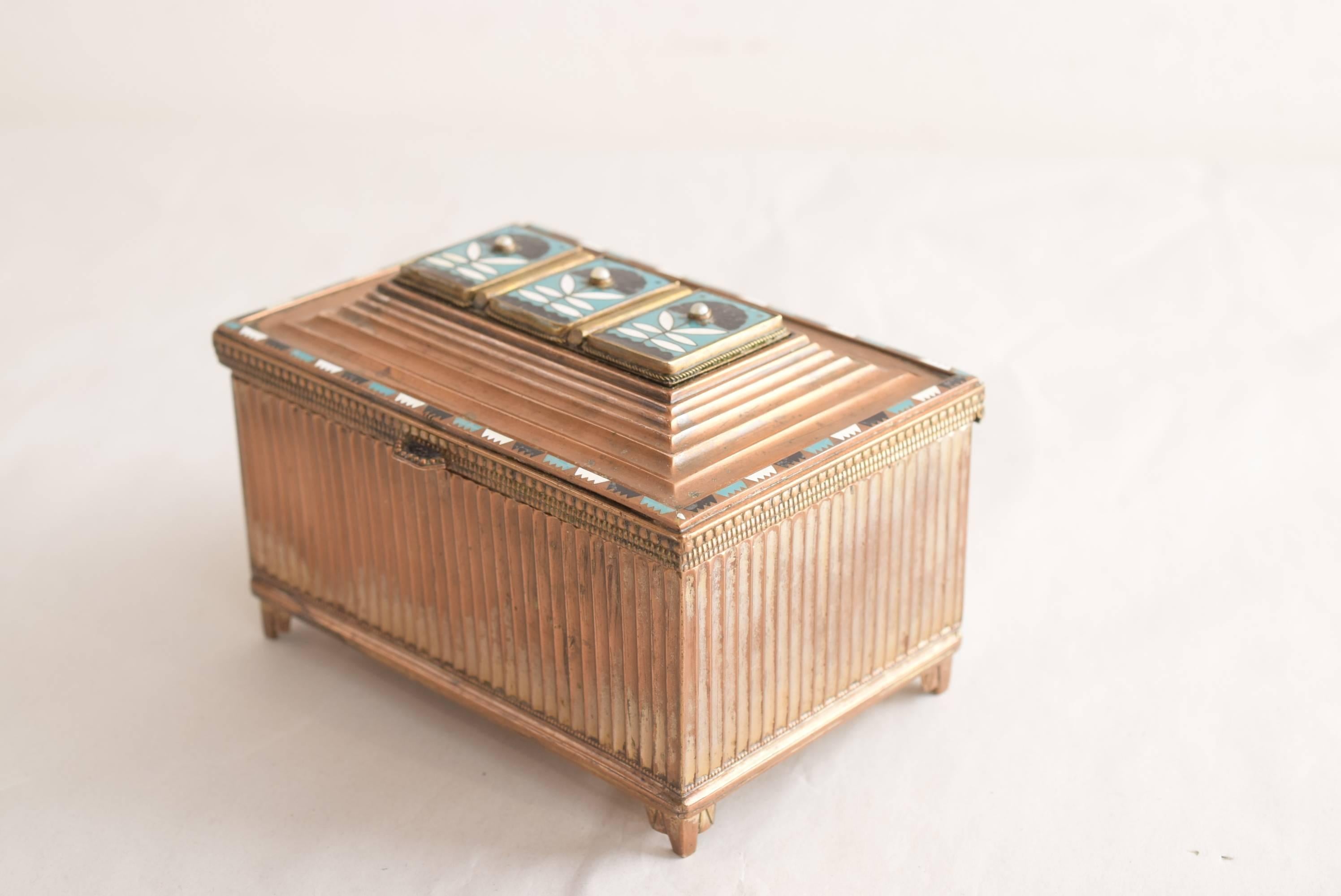 Art Deco Jewelry Box In Excellent Condition In Wien, AT