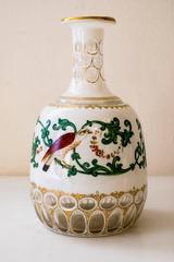 Biedermeier Carafe and Glass Goblet