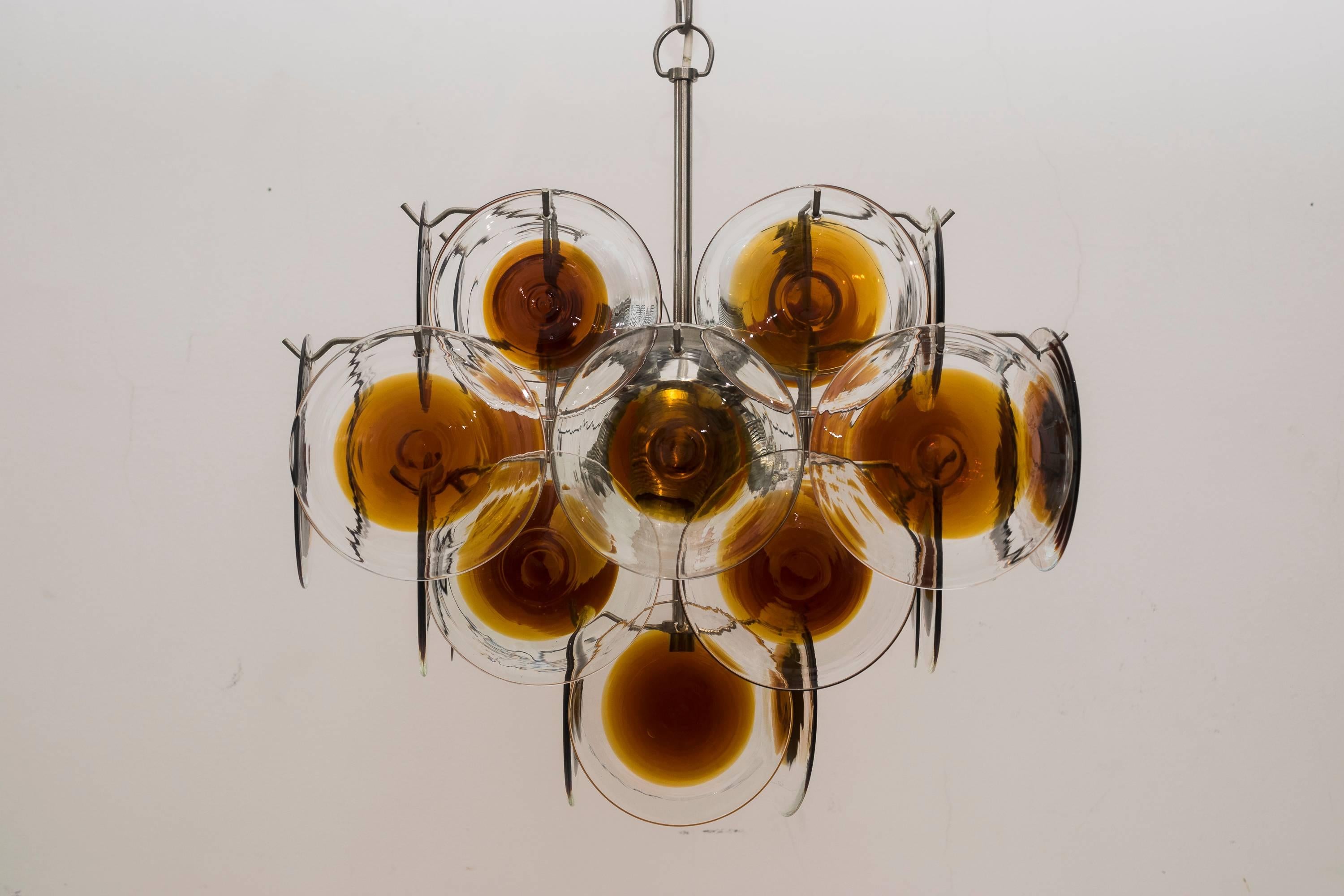 Vistosi Murano chandelier
Original condition.