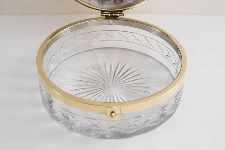 Rare Art Deco Glass Bread Box, circa 1920 For Sale at 1stDibs