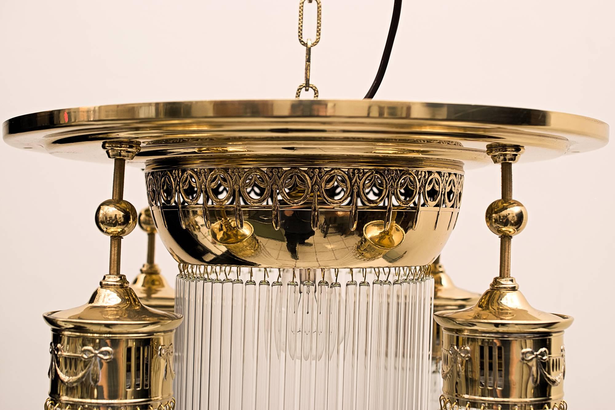 Austrian Jugendstil Ceiling Lamp