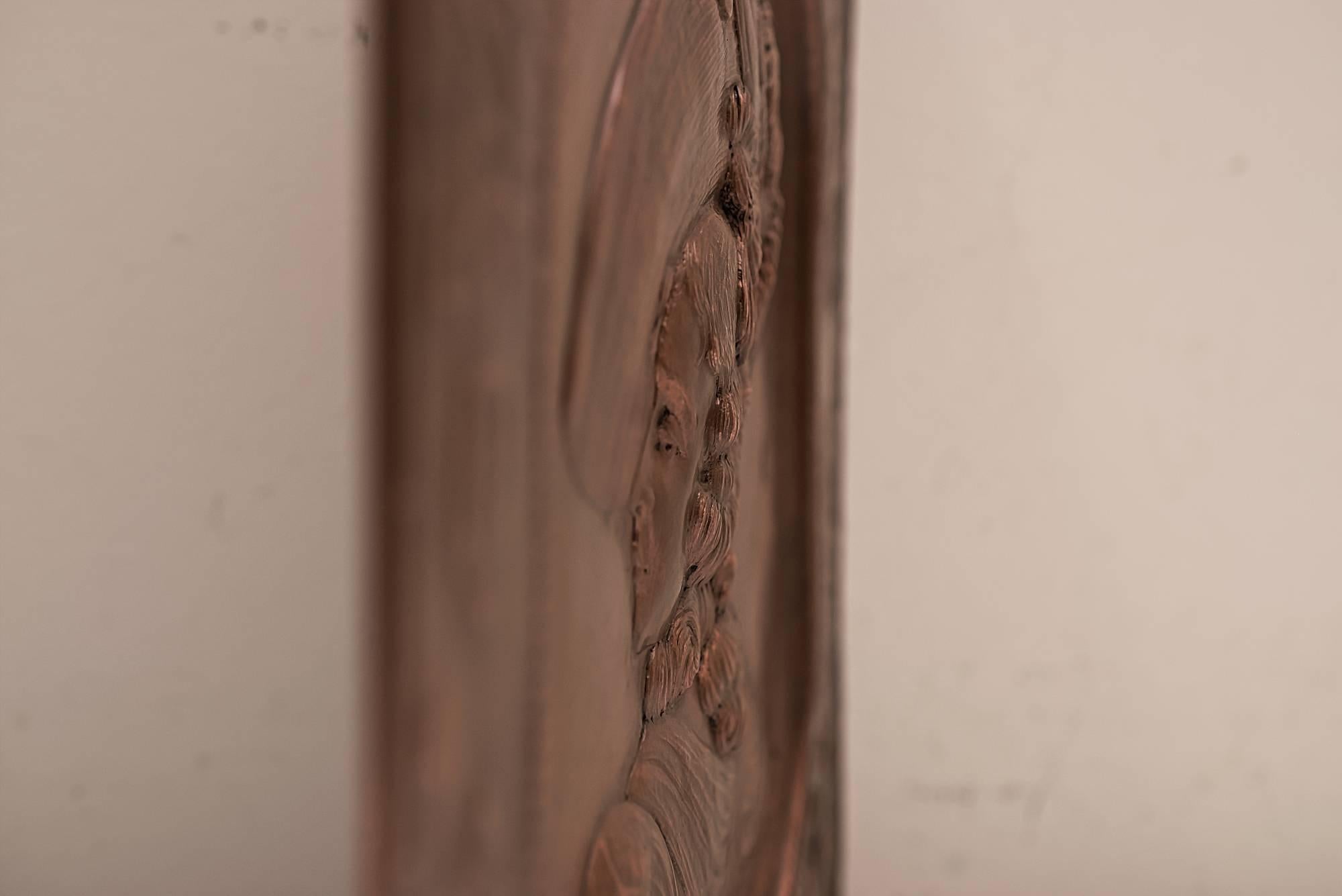 Copper Relief, circa 1905 In Excellent Condition For Sale In Wien, AT