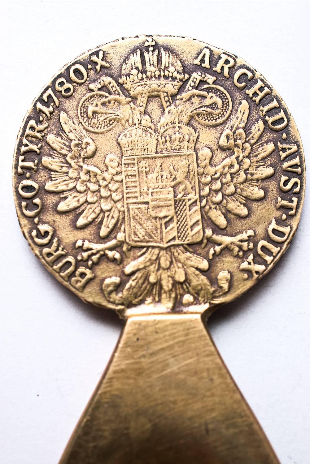 Austrian Auböck Bottle Opener Shows Maria Theresia