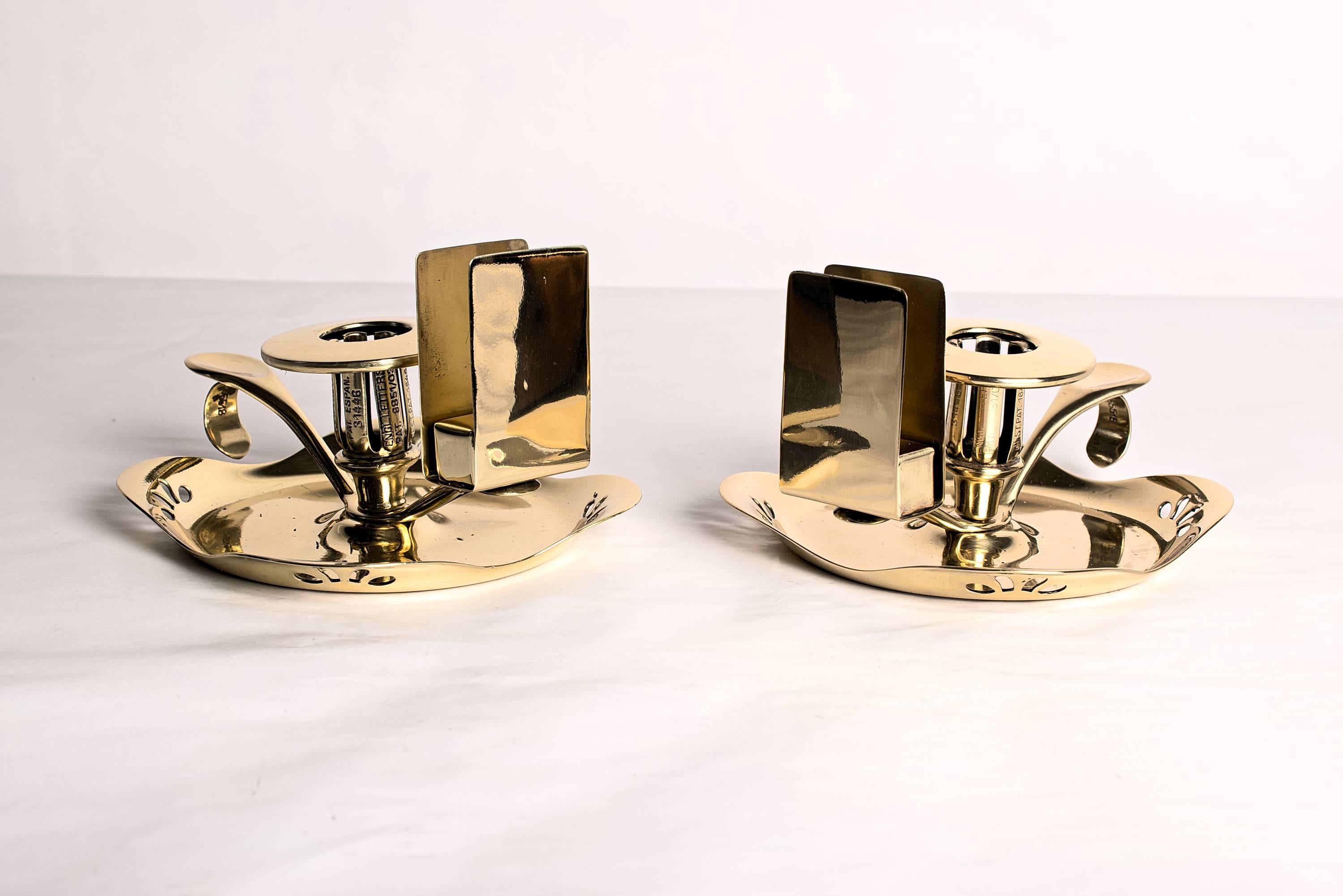 Two brass candle and match holder for wine cellar
adjustable size for candle
polished and stove enameled.
2 are available, priced and sold per piece.

