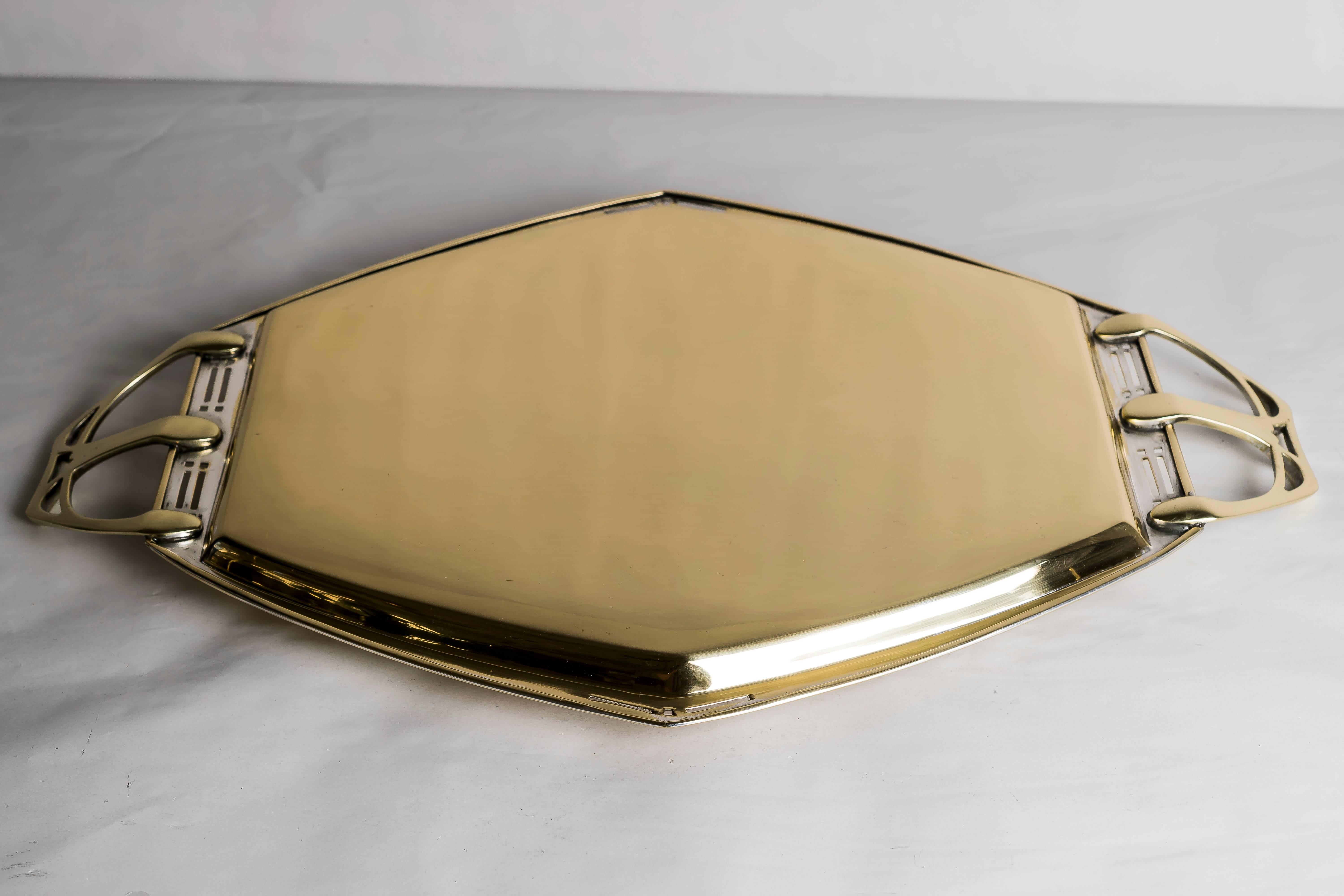 Lacquered Art Nouveau Serving Plate