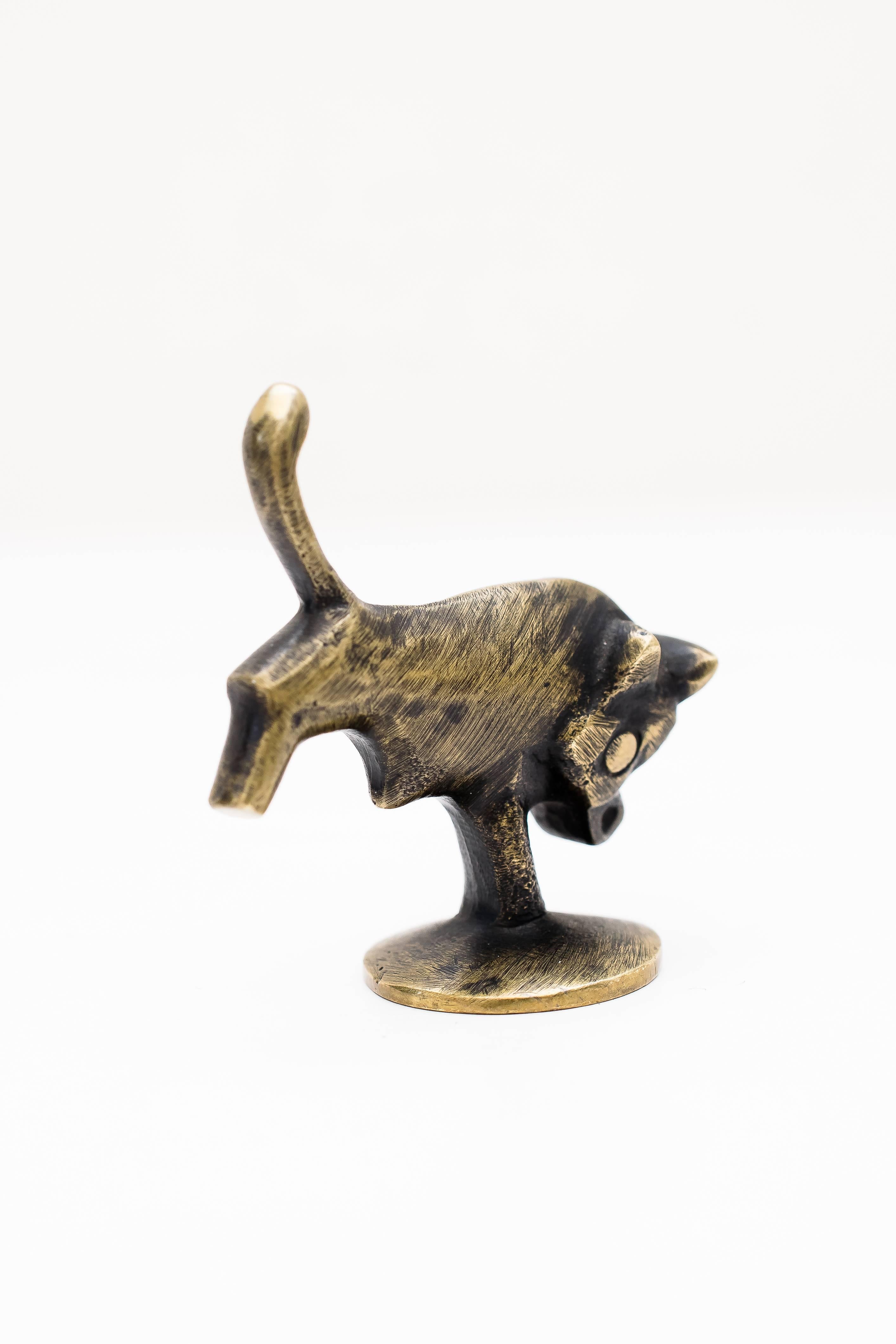 Blackened Bull Figurine by Walter Bosse