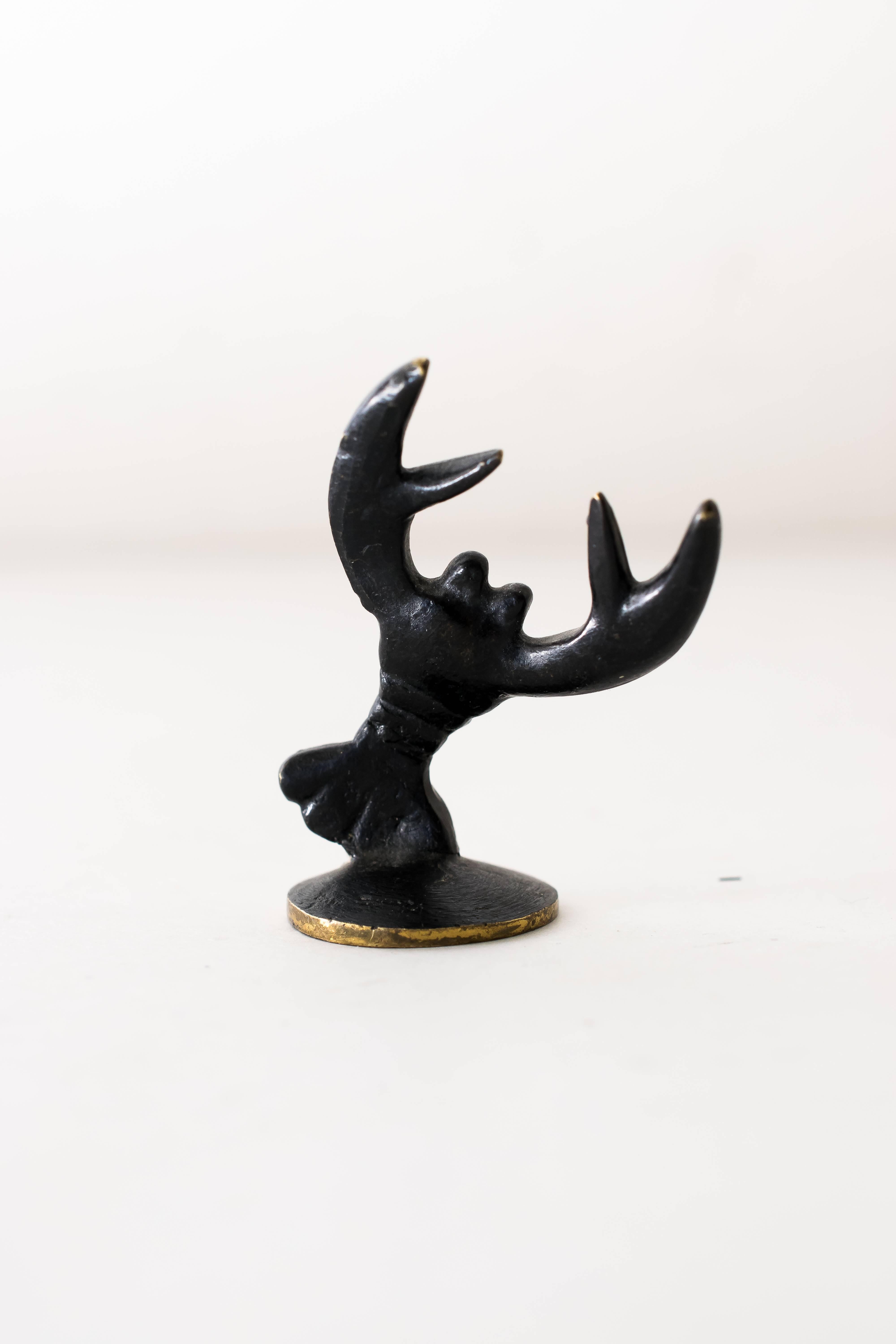 Walter Bosse cancer zodiac sign brass figurine, 1950s
Original condition.