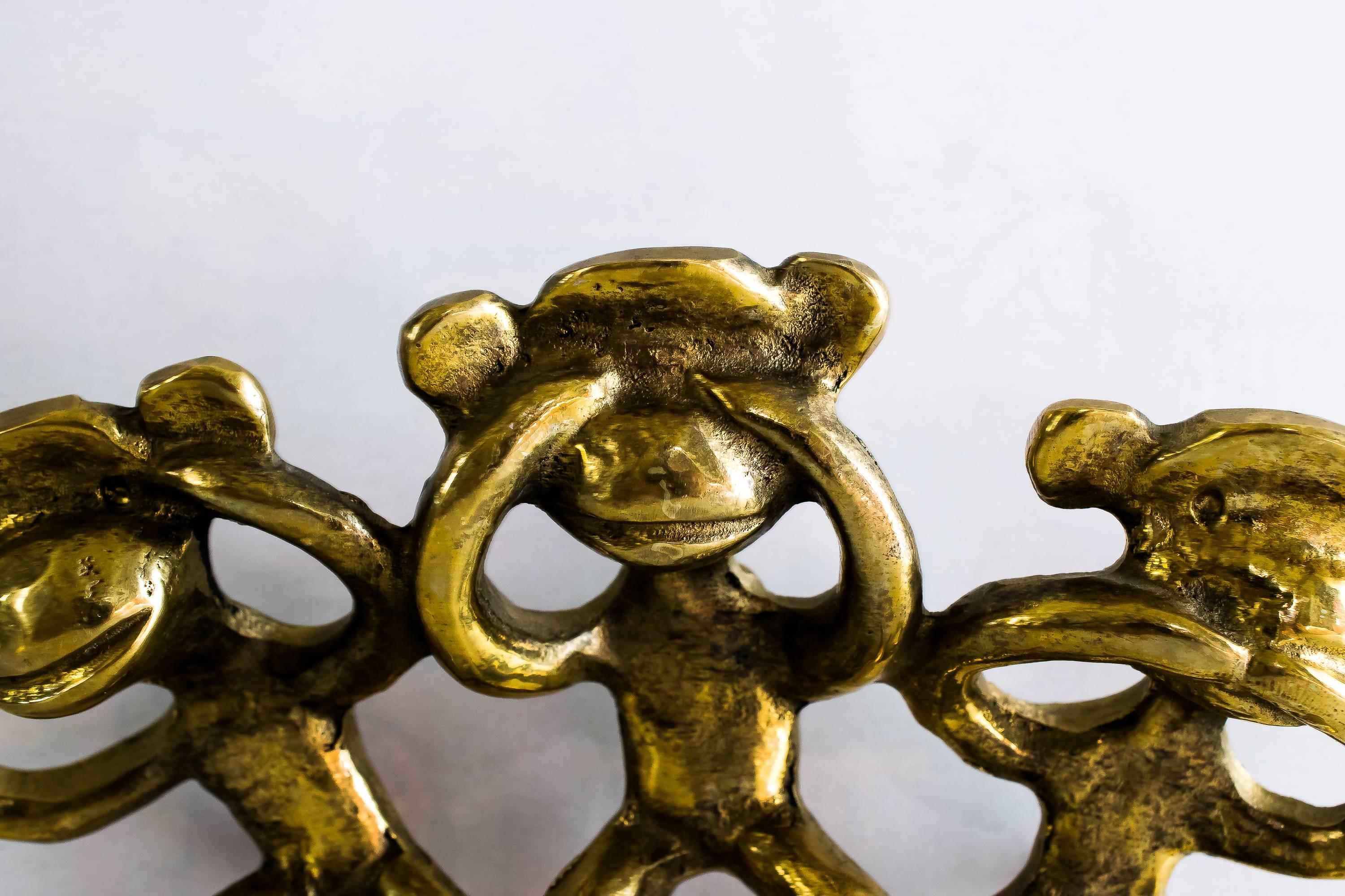 Rare Walter Bosse Key Hanger Monkeys In Excellent Condition For Sale In Wien, AT