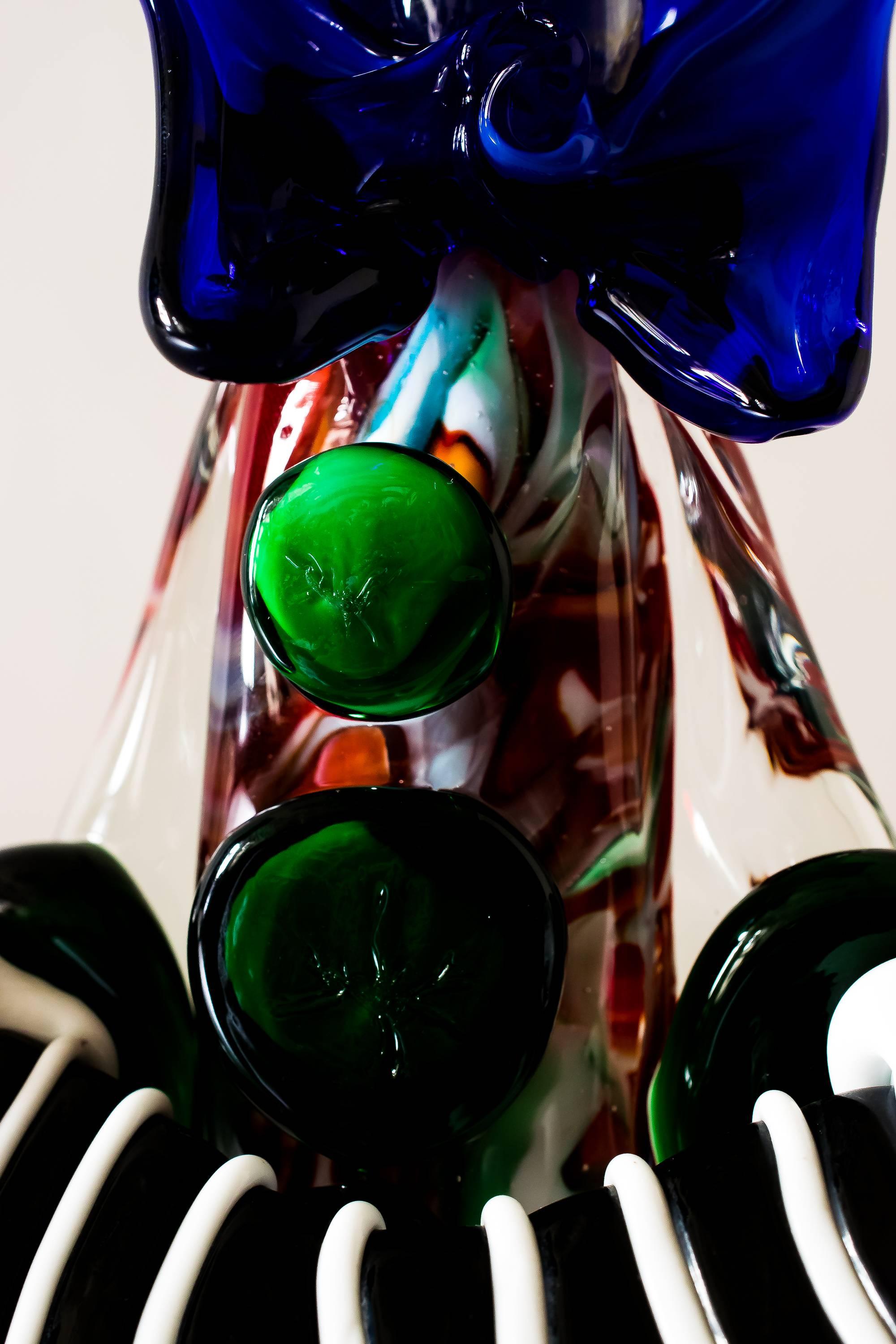 Murano Glass Clown, Italy, 1950s In Excellent Condition In Wien, AT