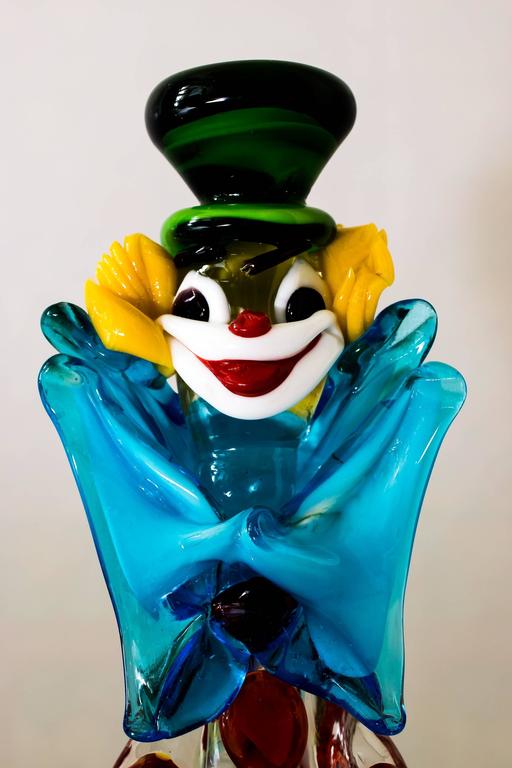 Murano Glass Clown Italy, 1950s at 1stDibs murano glass clowns 1950s