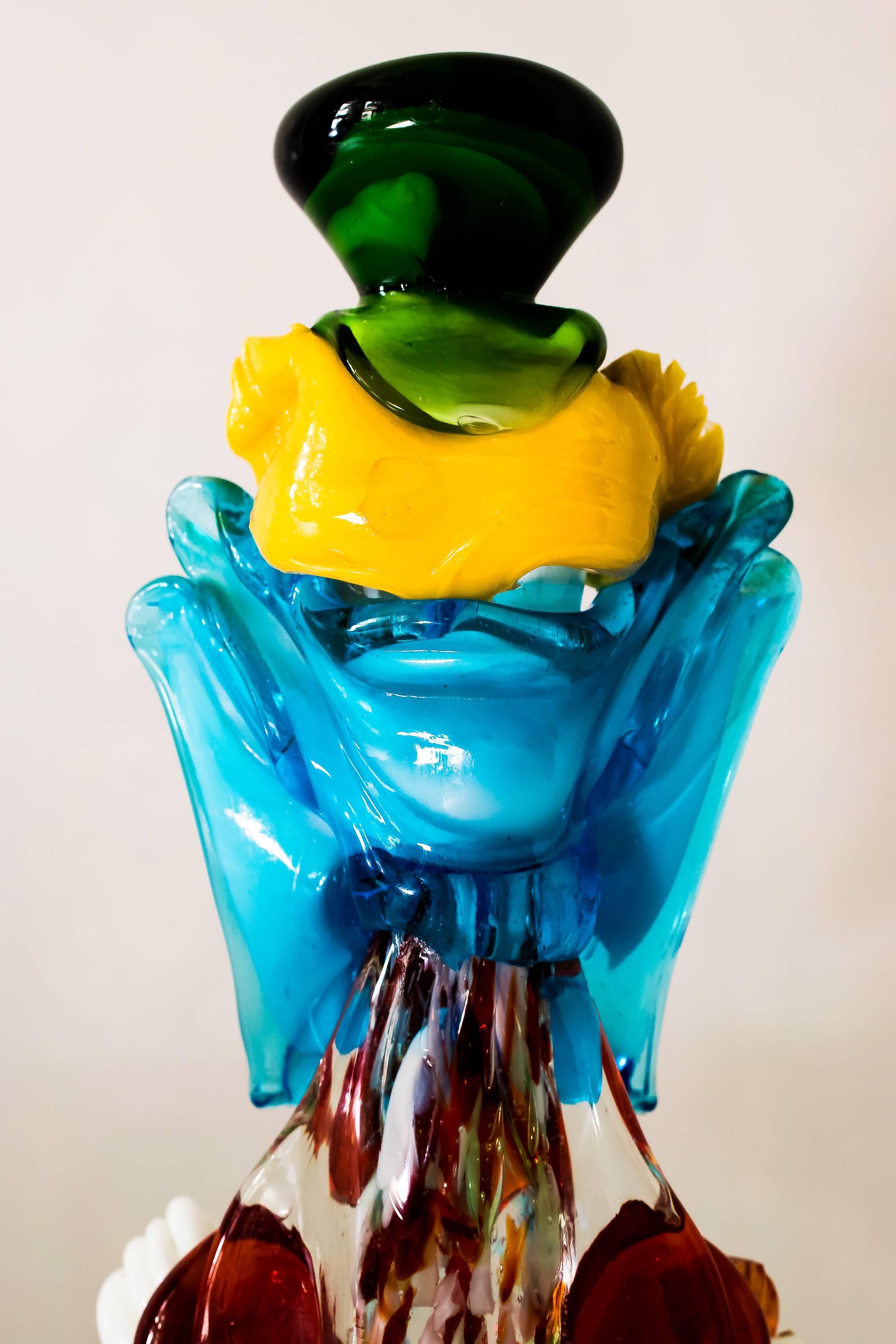 Mid-20th Century Murano Glass Clown Italy, 1950s