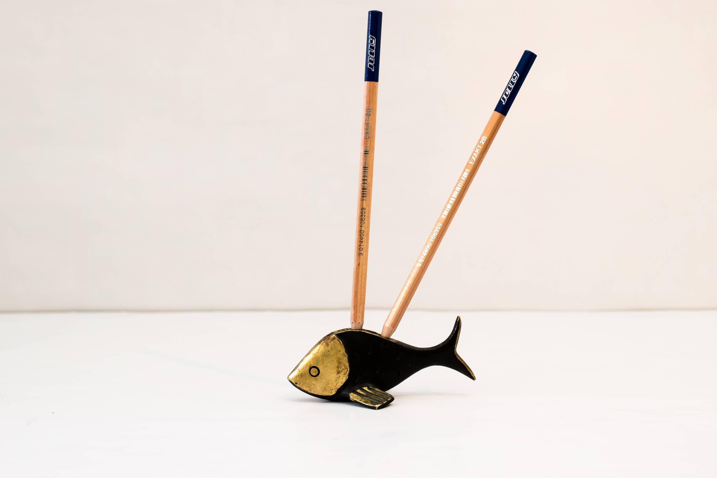 Mid-Century Modern Walter Bosse Fish Multiple Pen Holder