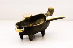 Rare and Big Walter Bosse Pig Ashtray for Cigars, circa 1950s