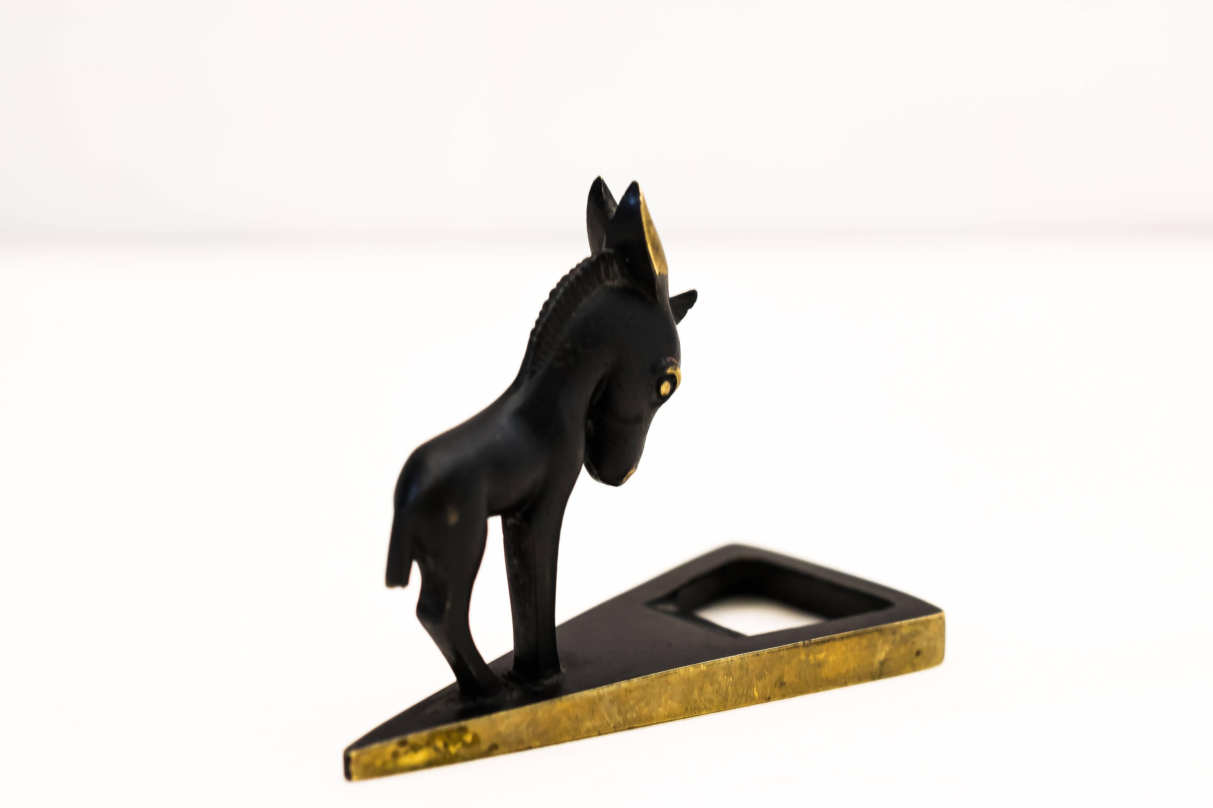 Donkey Bottle Opener by Richard Rohac, 1950s In Excellent Condition In Wien, AT