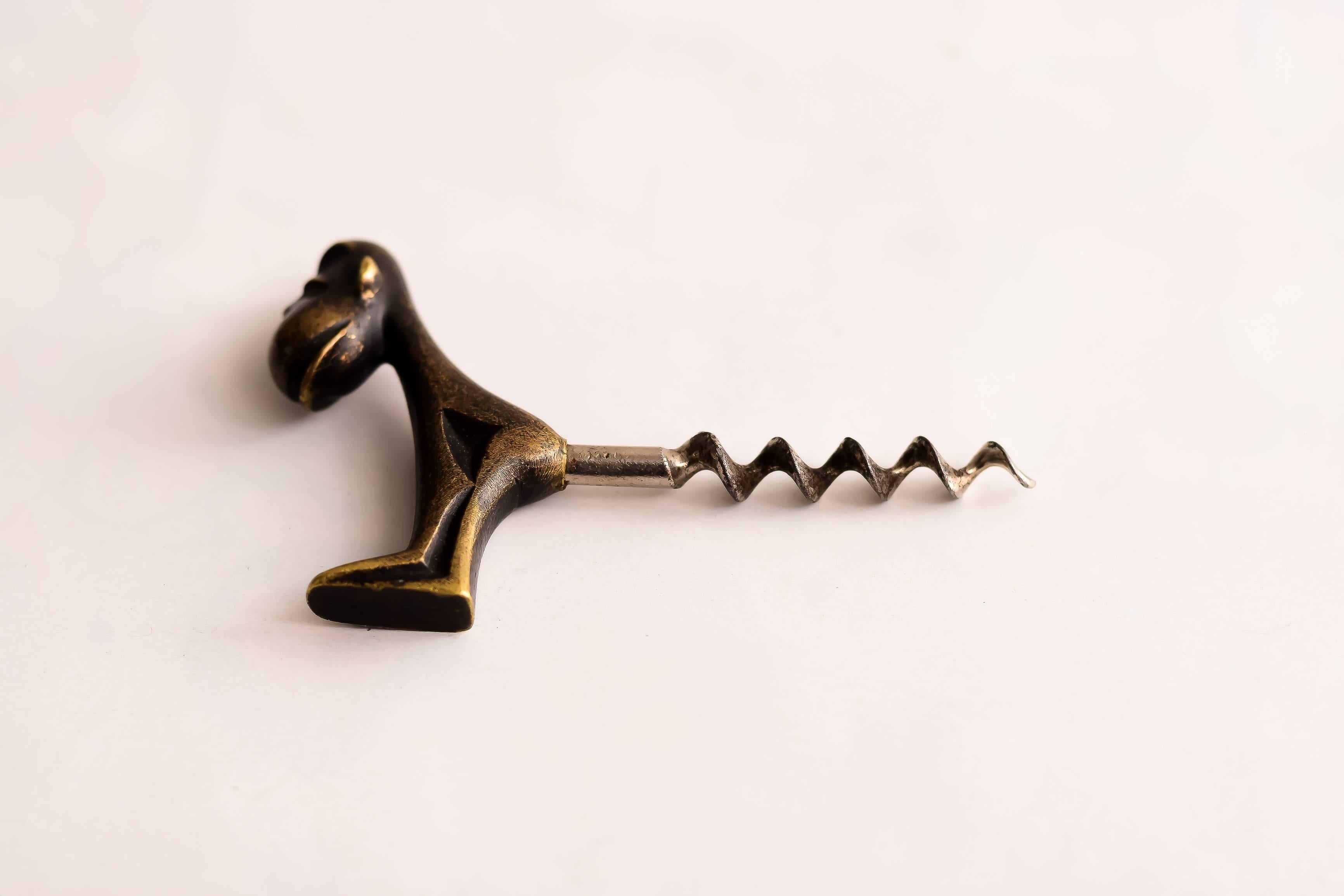 Monkey cork screw by Richard Rohac, Vienna, 1950s
Original condition.