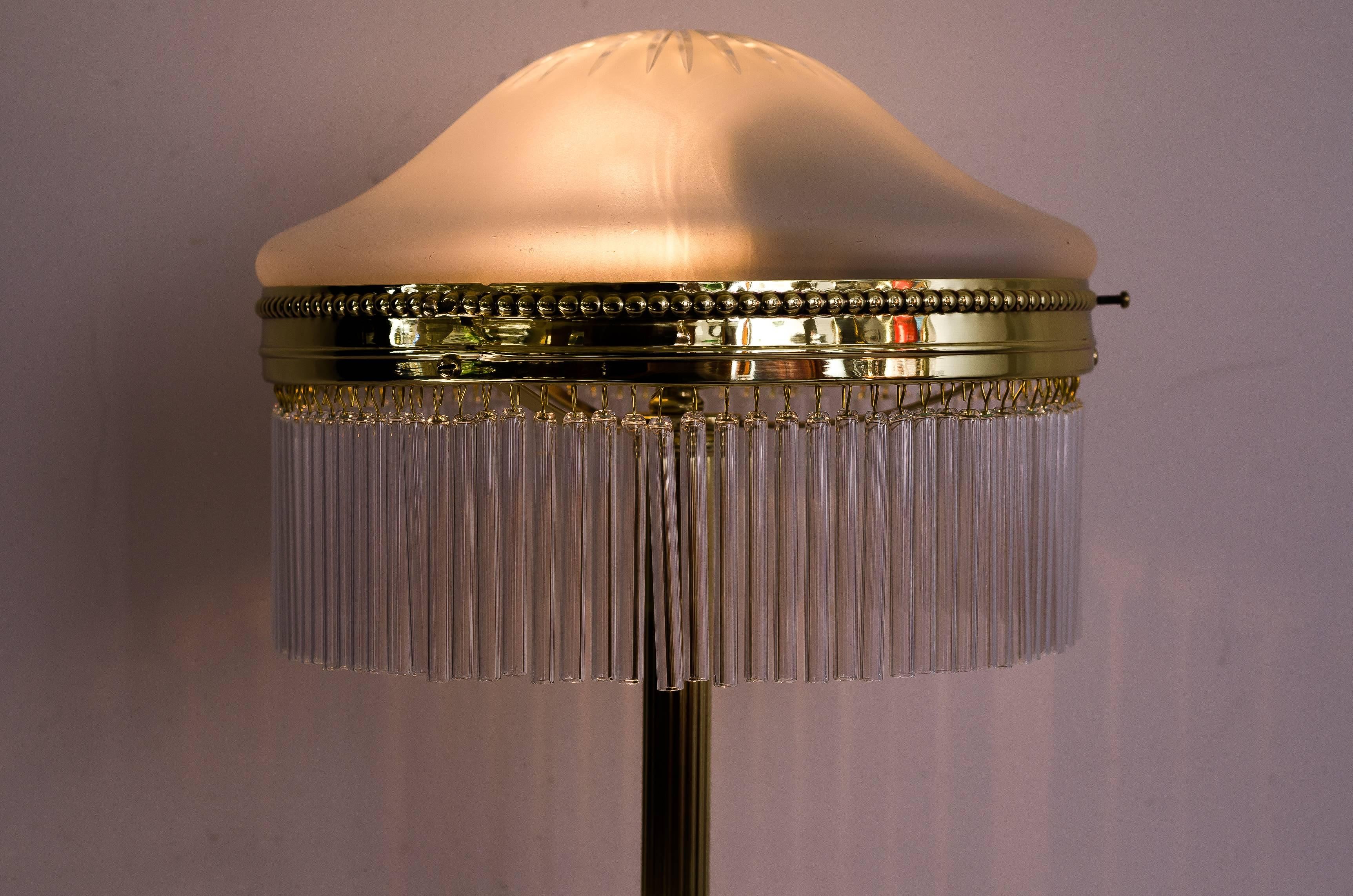 Jugendstil Table Lamp with Original Cut-Glass, circa 1908 1
