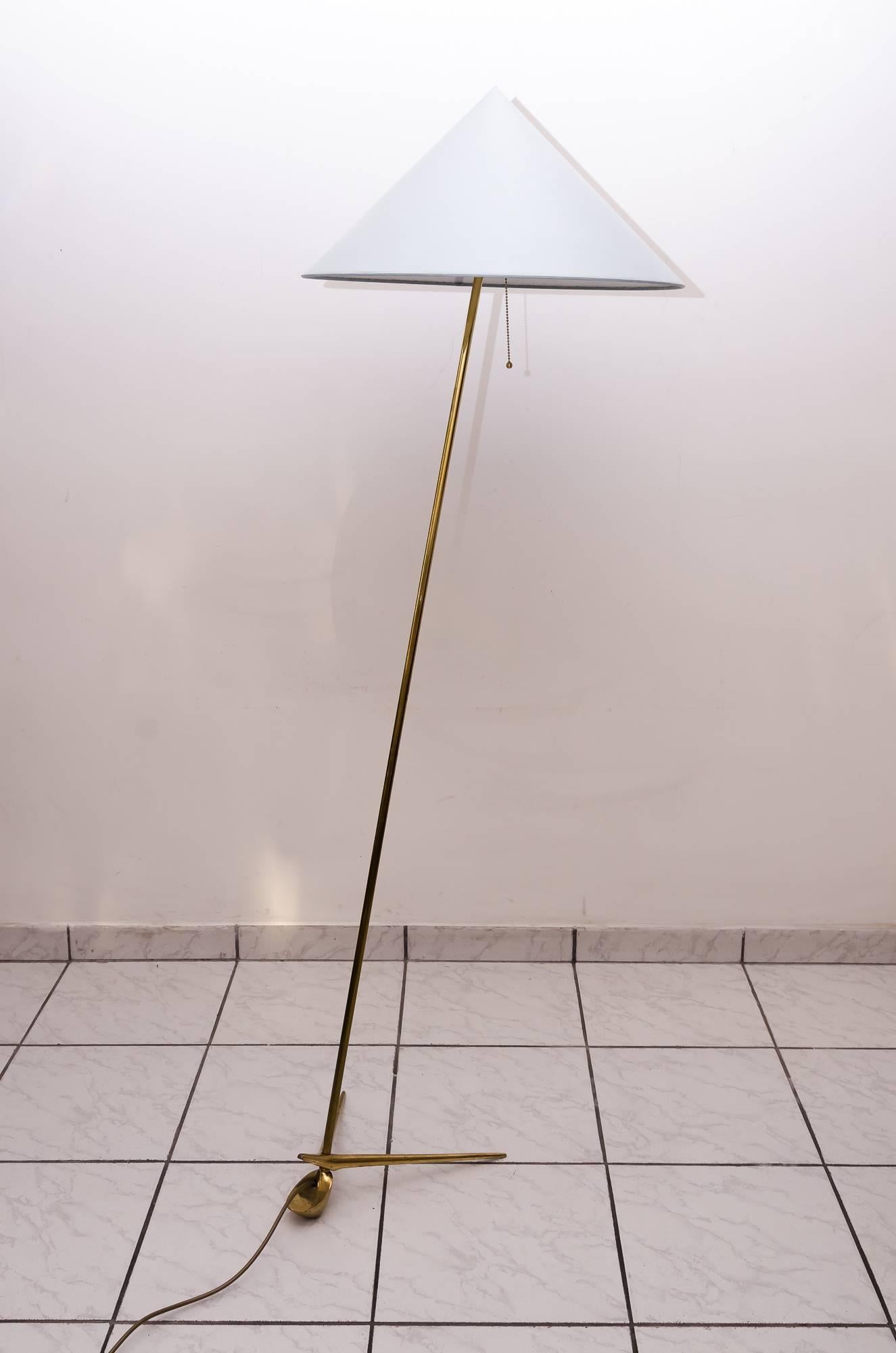 Charming Golf Floor Lamp, Designed Rupert Nikoll, Vienna, 1950 In Excellent Condition In Wien, AT