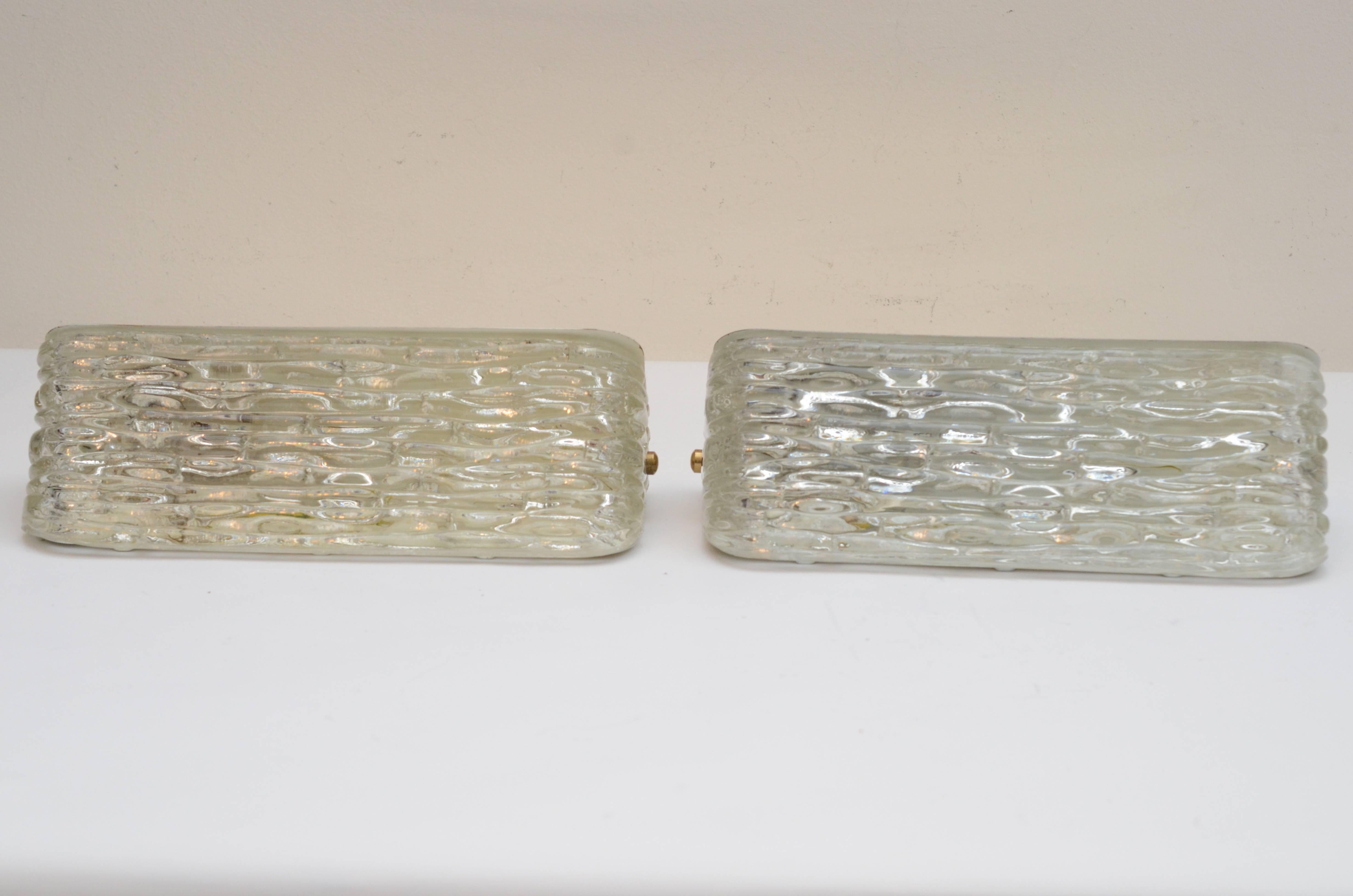 Mid-20th Century Two Kalmar Wall Lamps For Sale