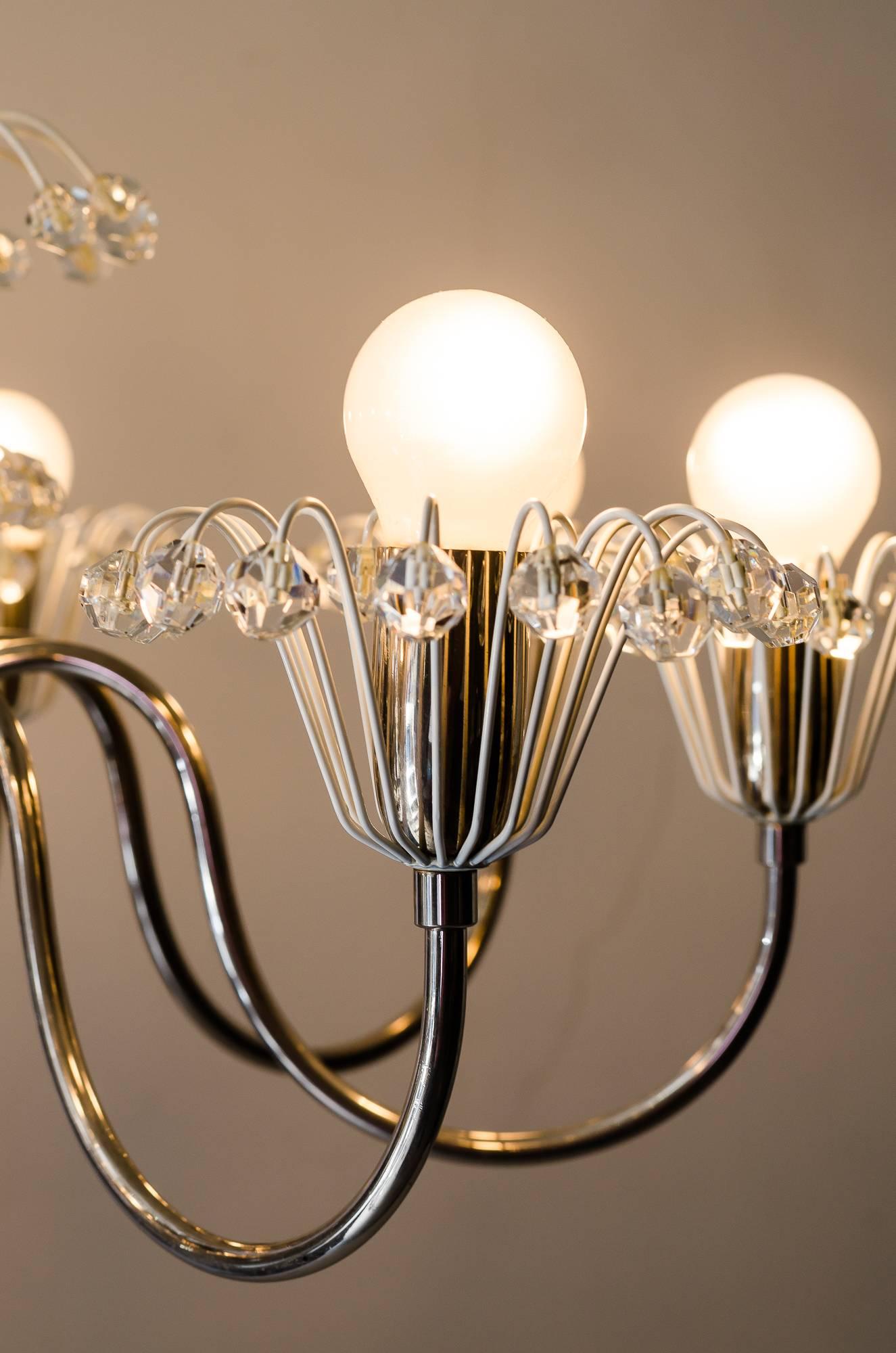 Lustre à fontaine d'Emil Stejnar pour Rupert Nikoll Bon état - En vente à Wien, AT