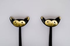 Cat Wall Hook by Walter Bosse